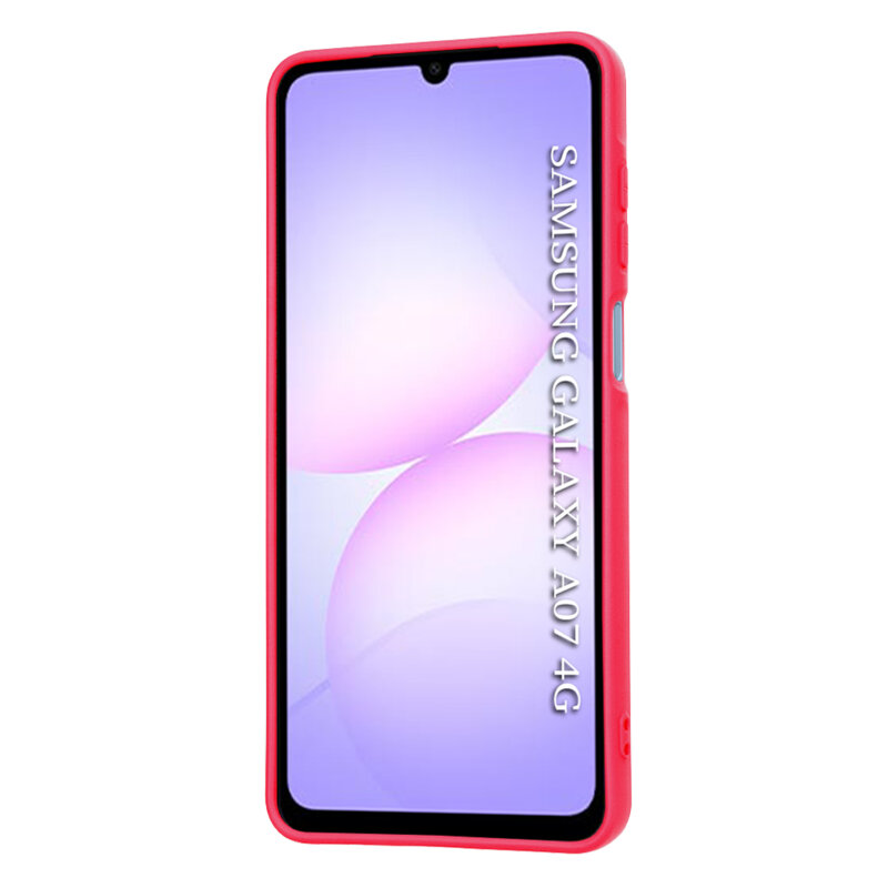Husa silicon Samsung Galaxy A07 4G Techsuit SoftFlex, fucsia