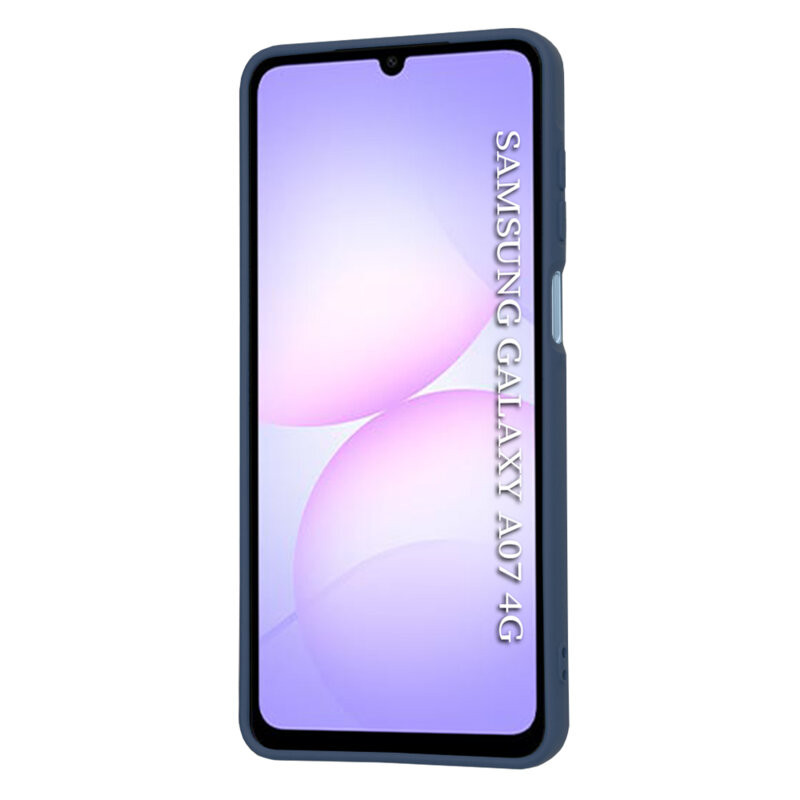 Husa silicon Samsung Galaxy A07 4G Techsuit SoftFlex, bleumarin