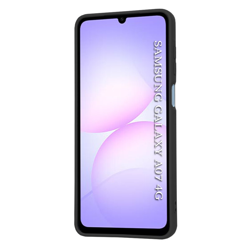 Husa silicon Samsung Galaxy A07 4G Techsuit SoftFlex, negru