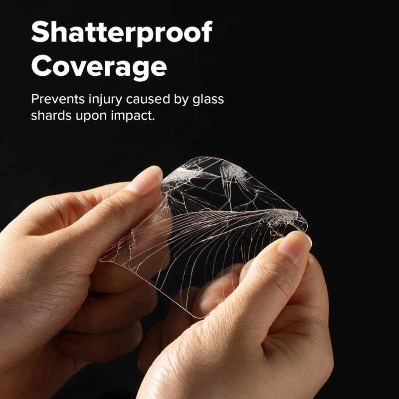 [Pachet 2x] Folie sticla Samsung Galaxy Z Flip7 Ringke Cover Display Easy Slide Tempered Glass Pro, transparenta