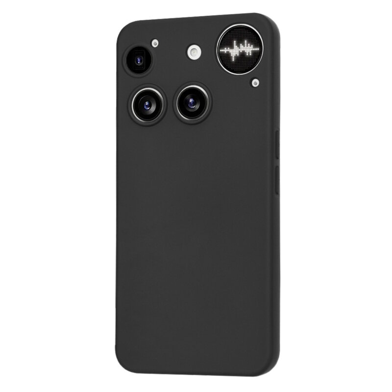 Husa silicon Nothing Phone (3) Techsuit SoftFlex, negru