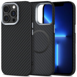 Husa iPhone 13 Pro Max Techsuit CarbonHalo MagSafe, negru