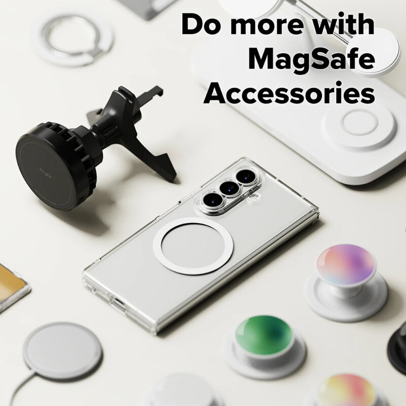 Husa Samsung Galaxy Z Fold7 Ringke Fusion MagSafe, transparenta