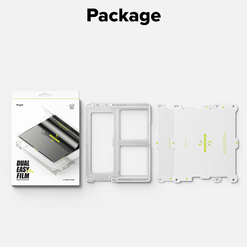[Pachet 2x] Folie Samsung Galaxy Z Fold7 Ringke Dual Easy Pro Film, transparenta