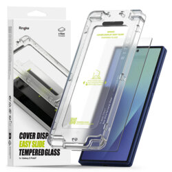 [Pachet 2x] Folie sticla Samsung Galaxy Z Fold7 Ringke Cover Display Easy Slide Tempered Glass, transparenta