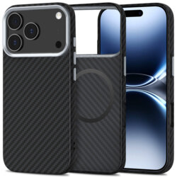 Husa iPhone 17 Pro Max Techsuit CarbonHalo MagSafe, negru