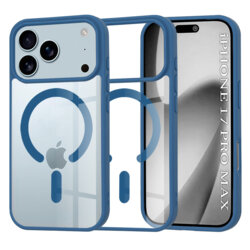 Husa iPhone 17 Pro Max Techsuit MagSafe Pro, albastru