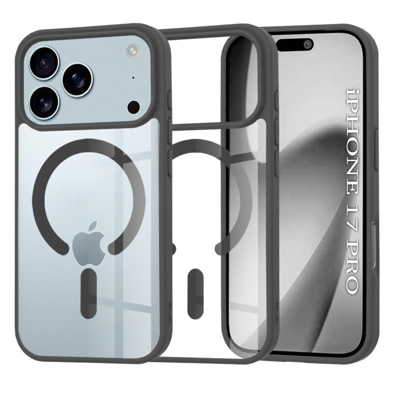 Husa iPhone 17 Pro Techsuit MagSafe Pro, negru