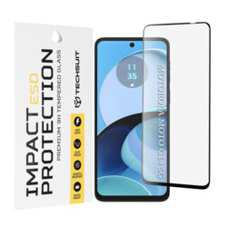 Folie sticla Motorola Moto G14 Techsuit ESD Glass, negru