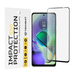 Folie sticla Motorola Moto G54 Power Edition Techsuit ESD Glass, negru