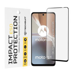 Folie sticla Motorola Moto G32 Techsuit ESD Glass, negru