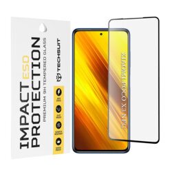 Folie sticla Xiaomi Poco X3 NFC Techsuit ESD Glass, negru