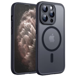 Husa iPhone 11 Pro Techsuit PureFrost MagSafe, negru frost