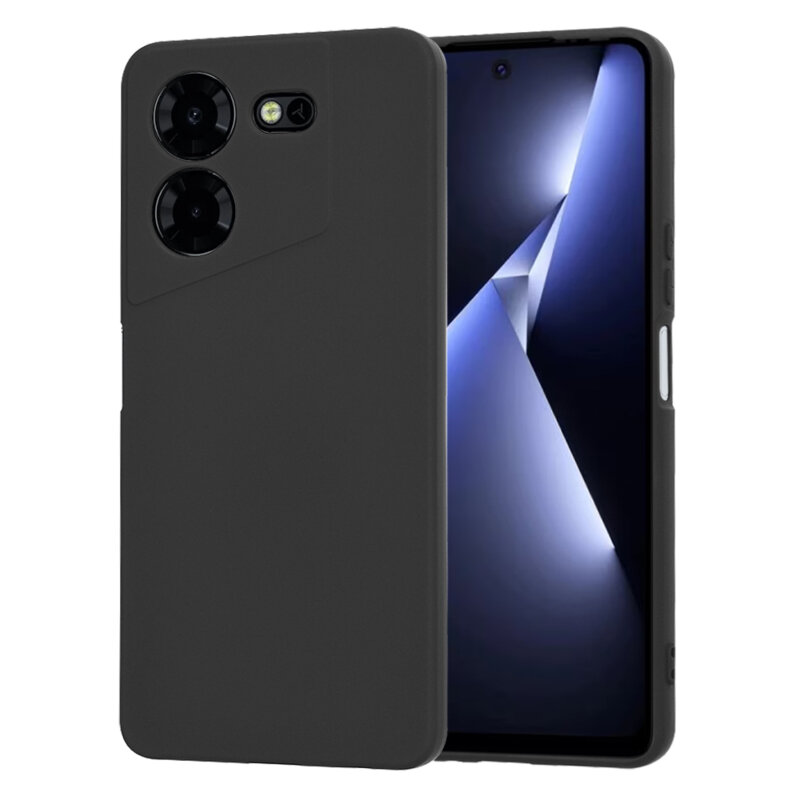 Husa silicon Tecno Pova 5 Pro Techsuit SoftFlex, negru