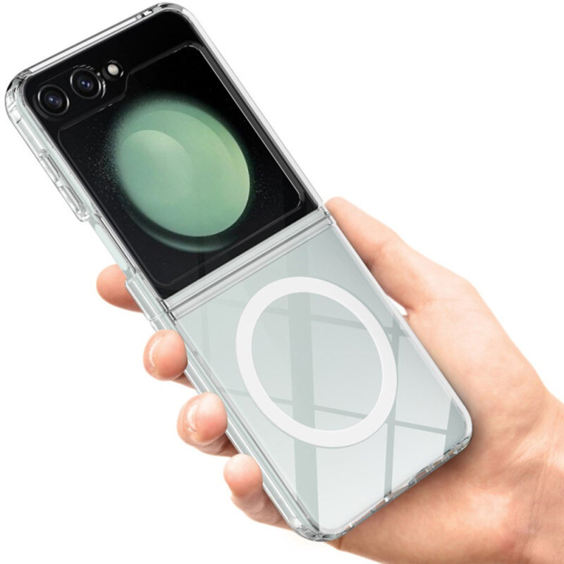 Husa Samsung Galaxy Z Flip7 FE Techsuit MagSafe Pro, transparenta