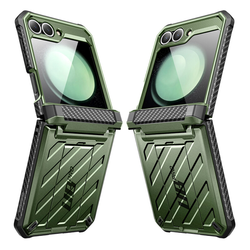 Husa Samsung Galaxy Z Flip7 FE Supcase Unicorn Beetle Pro, verde