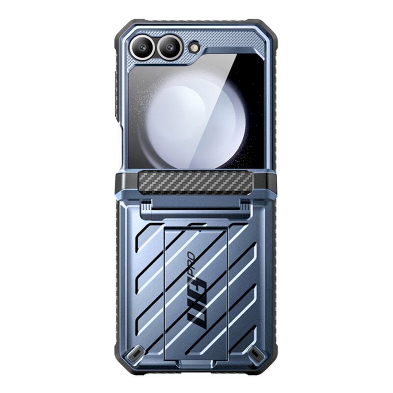 Husa Samsung Galaxy Z Flip7 FE Supcase Unicorn Beetle Pro, albastru