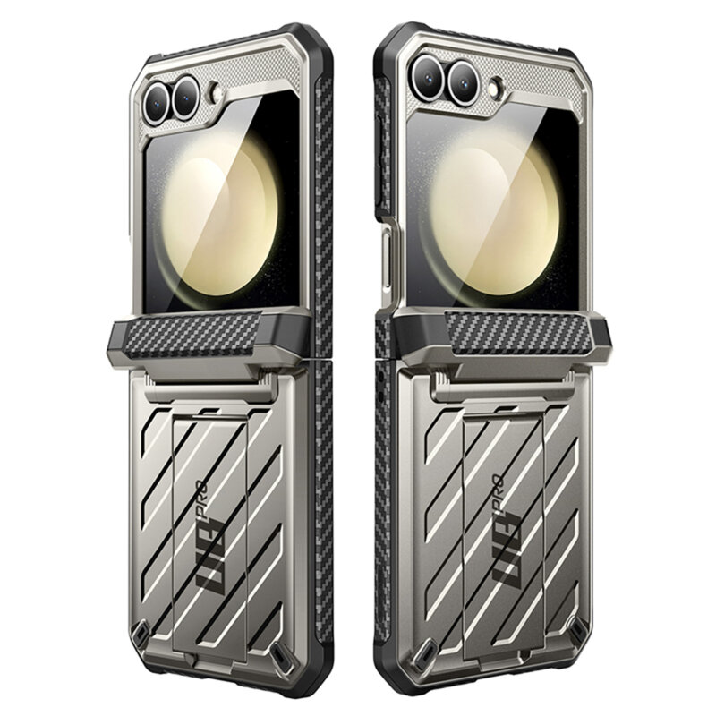 Husa Samsung Galaxy Z Flip7 FE Supcase Unicorn Beetle Pro, gri