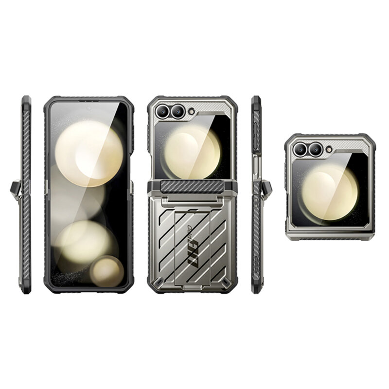 Husa Samsung Galaxy Z Flip7 FE Supcase Unicorn Beetle Pro, gri