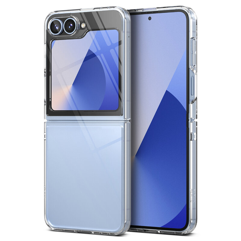Husa Samsung Galaxy Z Flip7 FE Ringke Fusion, transparenta