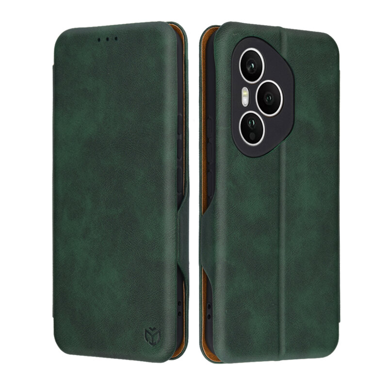 Husa 360° Honor 400 Pro Techsuit Safe Wallet Plus, verde