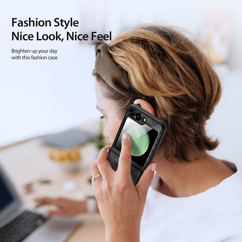 Husa Samsung Galaxy Z Flip7 FE Dux Ducis Fitt, negru