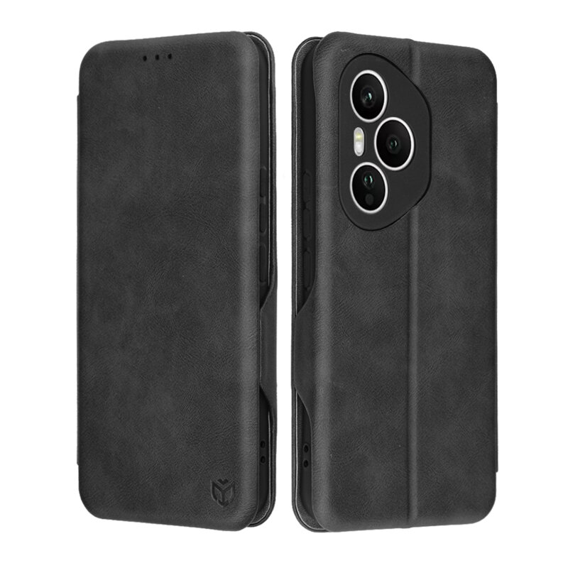 Husa 360° Honor 400 Pro Techsuit Safe Wallet Plus, negru