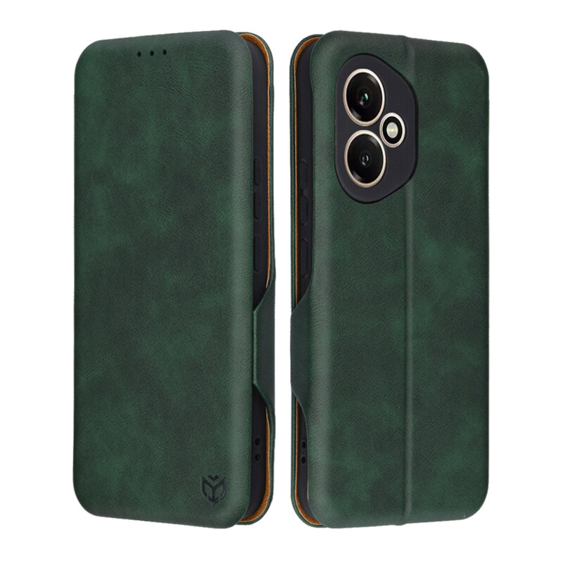 Husa 360° Honor 400 Techsuit Safe Wallet Plus, verde