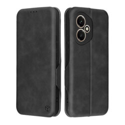 Husa 360° Honor 400 Techsuit Safe Wallet Plus, negru