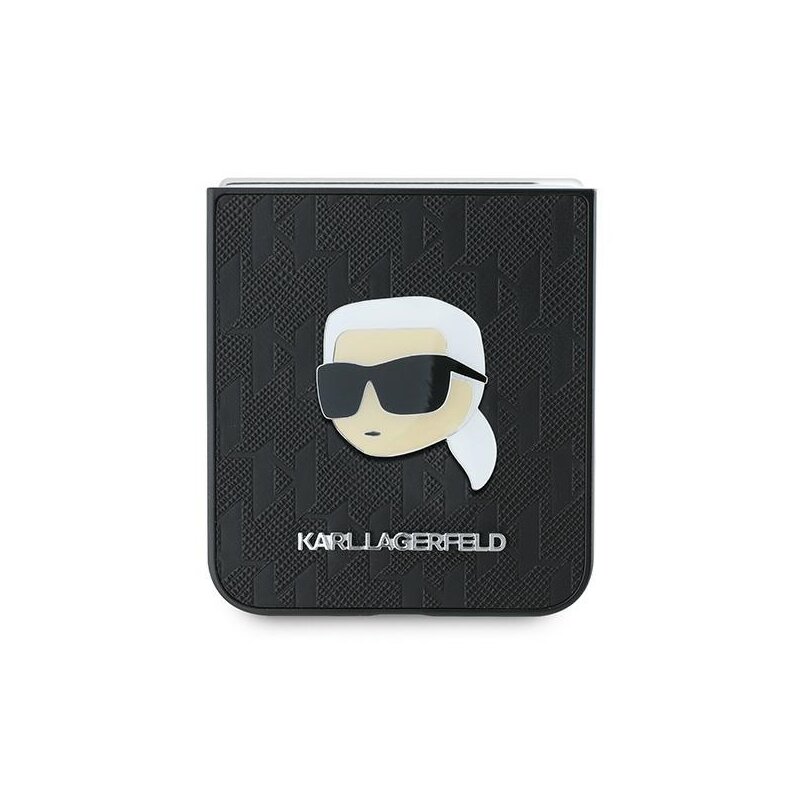 Husa originala Samsung Galaxy Z Flip7 FE Karl Lagerfeld Saffiano, #culoareCustom#
