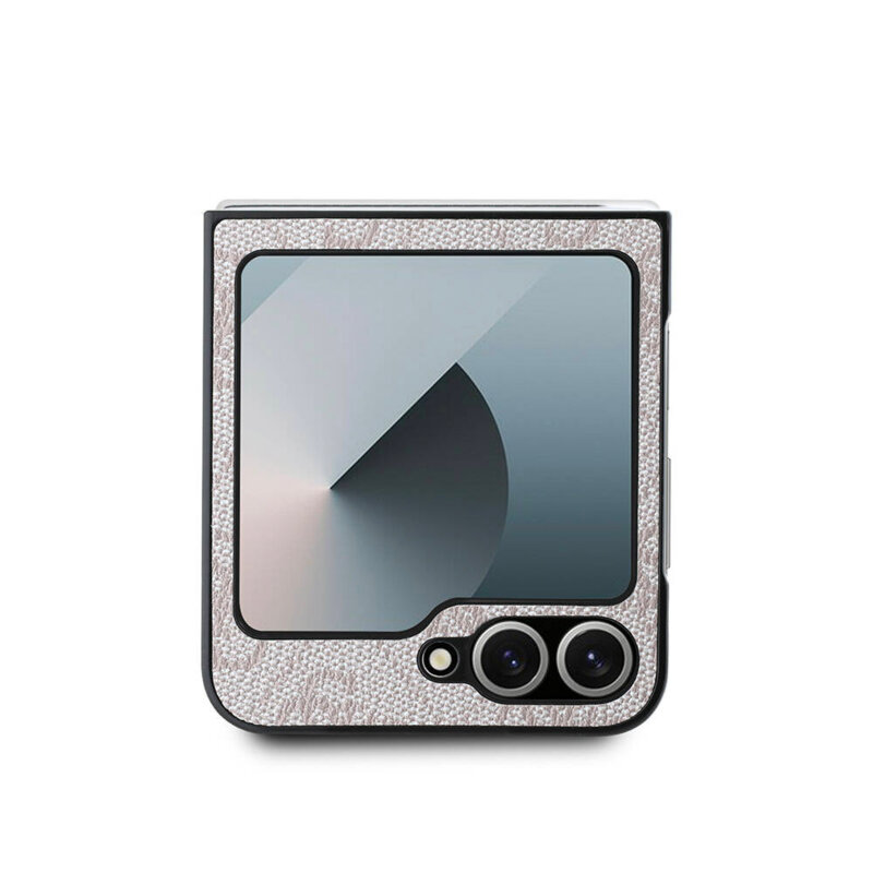 Husa Samsung Galaxy Z Flip7 FE Guess Leather, negru