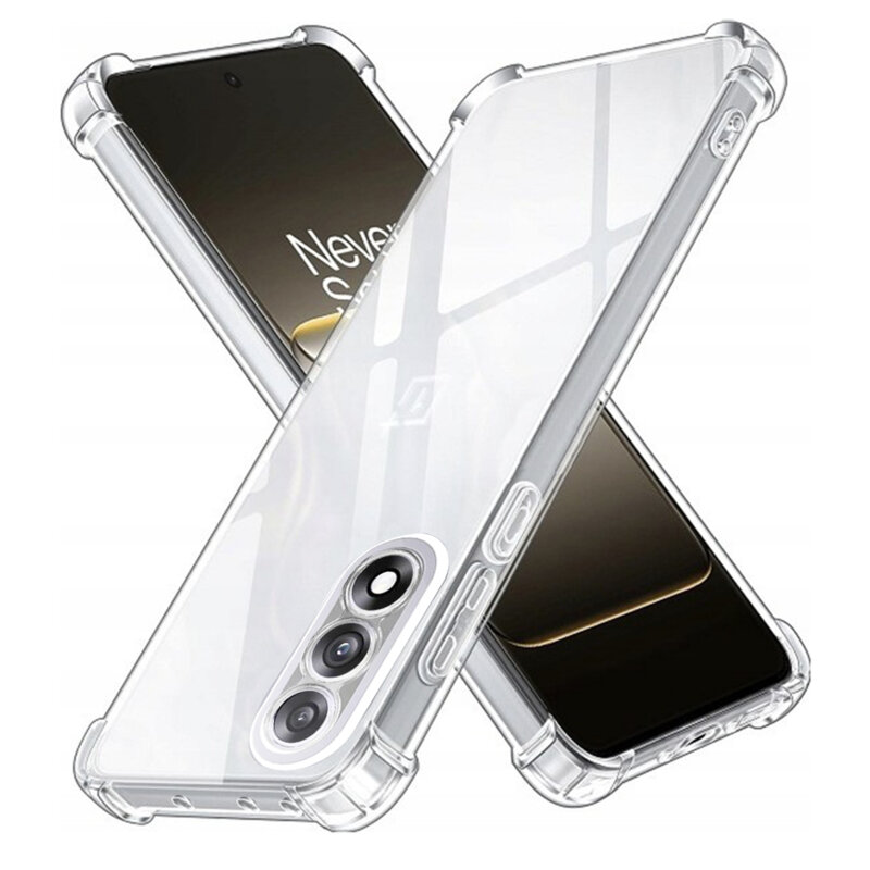 Husa OnePlus Nord 5 Techsuit Shockproof Clear Silicone, transparenta