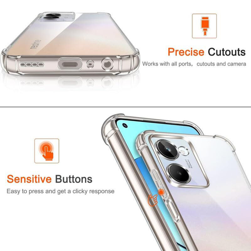 Husa Google Pixel 10 Pro Techsuit Shockproof Clear Silicone, transparenta