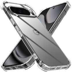 Husa Google Pixel 10 Pro XL Techsuit Shockproof Clear Silicone, transparenta