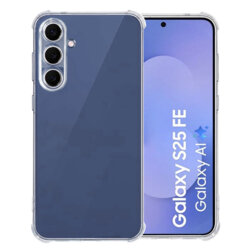 Husa Samsung Galaxy S25 FE Techsuit Shockproof Clear Silicone, transparenta