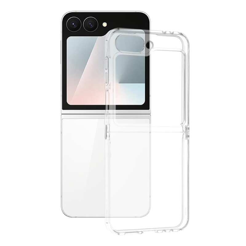 Husa Samsung Galaxy Z Flip7 FE Techsuit Clear Silicone, transparenta