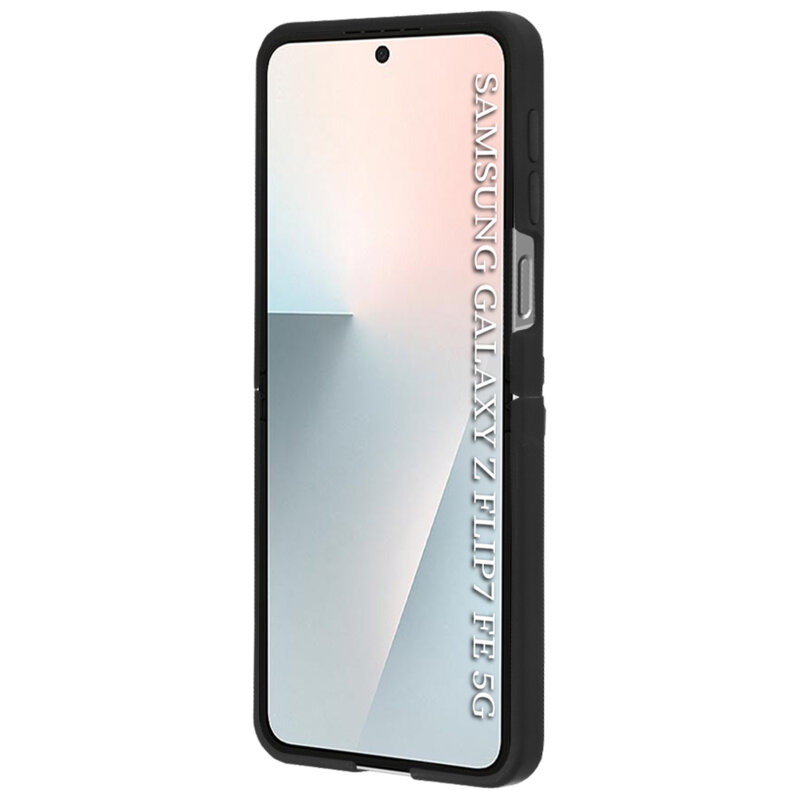 Husa Samsung Galaxy Z Flip7 FE Techsuit Glinth cu inel suport stand magnetic, negru