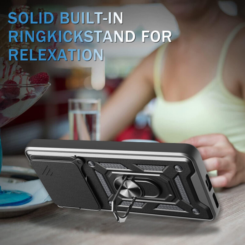 Husa Nothing Phone (3) protectie camera Techsuit CamShield Series, negru