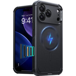 Husa iPhone 17 Pro Max ESR Cyber Halolock, negru