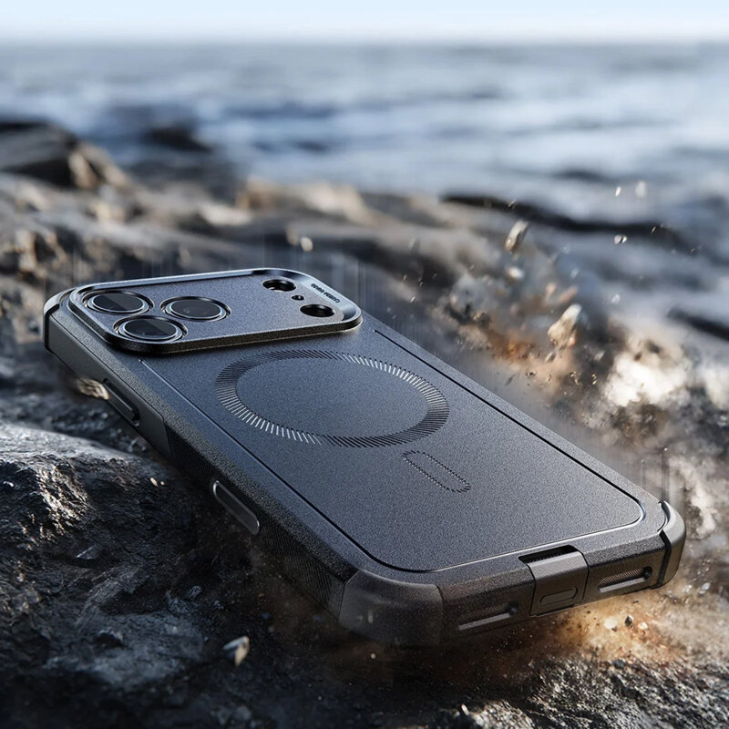 Husa iPhone 17 Pro Max ESR Cyber Halolock, negru