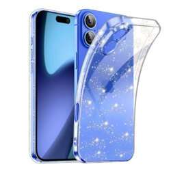 Husa sclipici iPhone 17 Techsuit SparkleSkin, transparenta