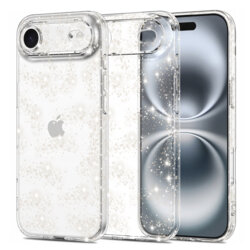 Husa sclipici iPhone 17 Air Techsuit SparkleSkin, transparenta