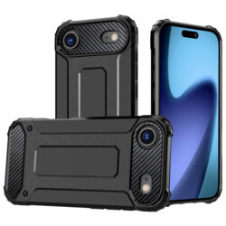 Husa iPhone 17 Air Techsuit Hybrid Armor, negru