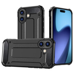 Husa iPhone 17 Techsuit Hybrid Armor, negru
