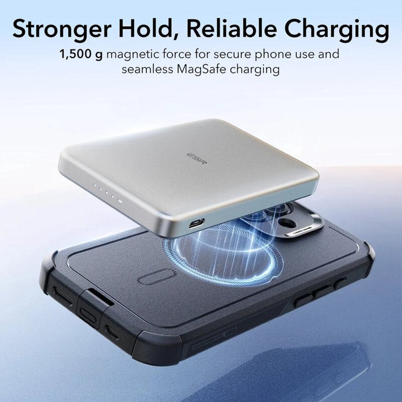 Husa iPhone 17 ESR Cyber Halolock, negru