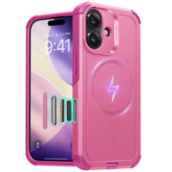 Husa iPhone 17 ESR Cyber Halolock, roz