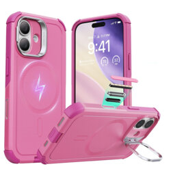 Husa iPhone 17 ESR Cyber Armor Kickstand, roz