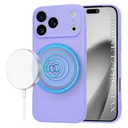 Husa silicon iPhone 17 Pro Max Techsuit SoftFlex MagSafe, violet