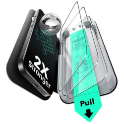 [Pachet 3x] Folie sticla iPhone 17 ESR Tempered Glass UltraFit, transparenta