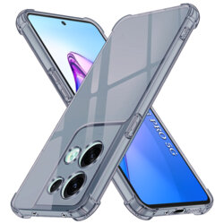 Husa Oppo Reno8 Pro Techsuit Shockproof Clear Silicone, fumuriu